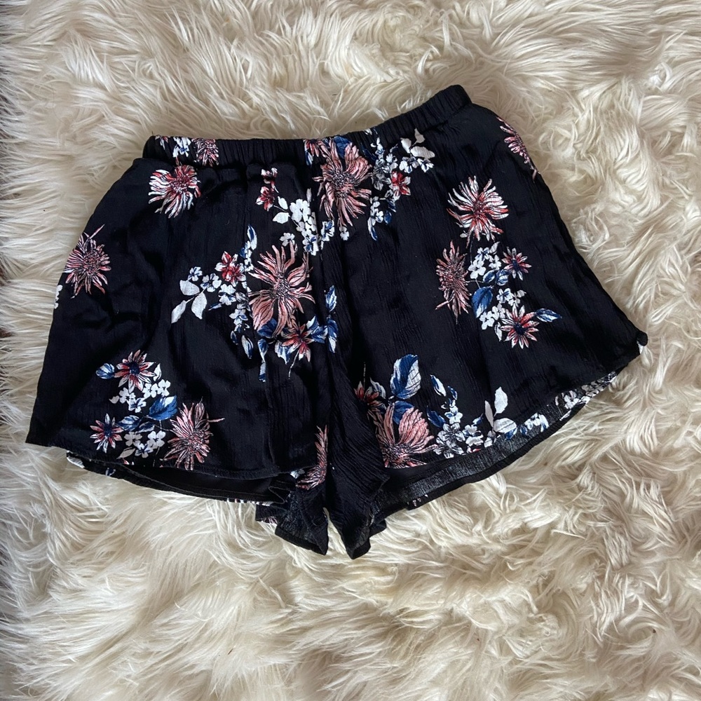 Free People Flower Shorts